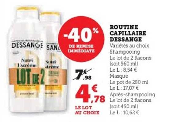 ROUTINE CAPILLAIRE DESSANGE