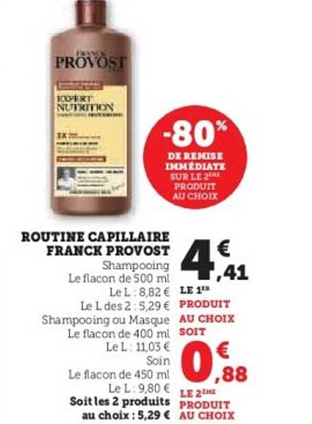 ROUTINE CAPILLAIRE FRANCK PROVOST