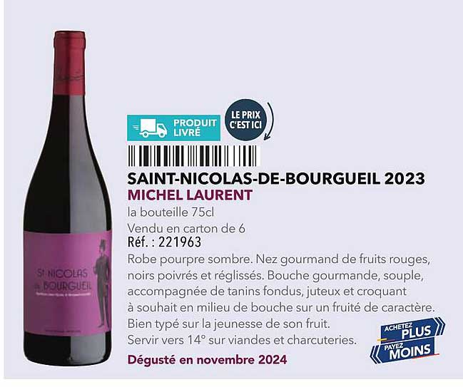 SAINT-NICOLAS-DE-BOURGUEIL 2023 MICHEL LAURENT