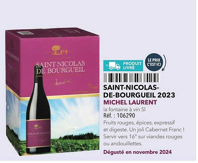 SAINT-NICOLAS-DE-BOURGUEIL 2023 MICHEL LAURENT