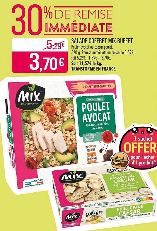 SALADE COFFRET MIX BUFFET