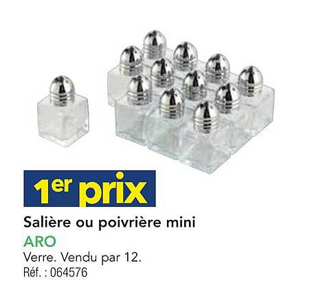 Salière ou poivrière mini ARO