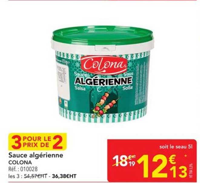 Sauce algérienne COLONA