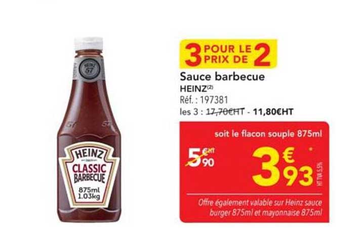 Sauce barbecue HEINZ