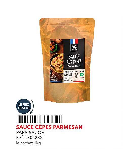 SAUCE CÈPES PARMESAN