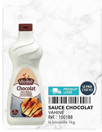 SAUCE CHOCOLAT VAHINÉ