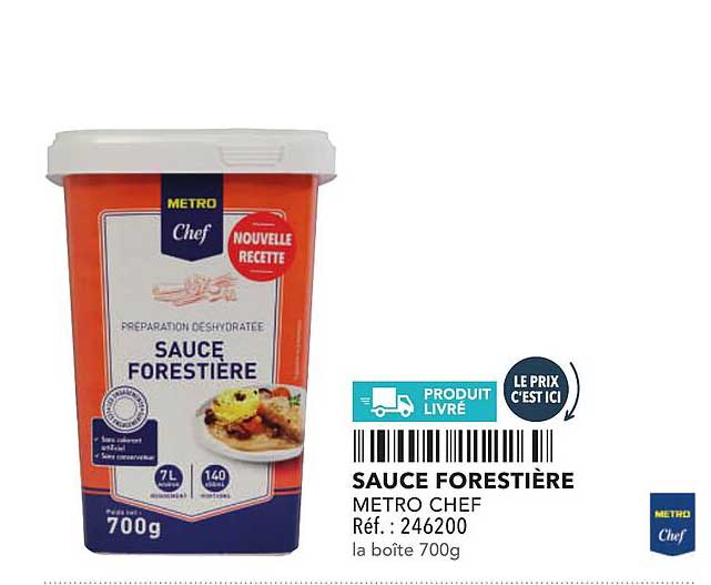 SAUCE FORESTIÈRE
