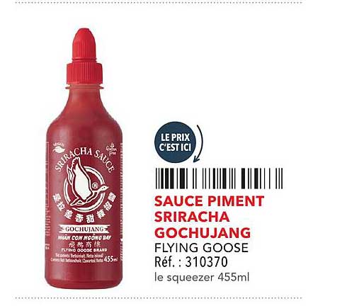 SAUCE PIMENT SRIRACHA GOCHUJANG FLYING GOOSE