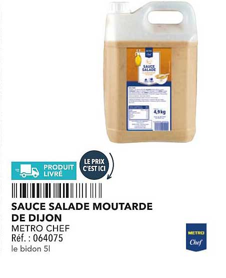SAUCE SALADE MOUTARDE DE DIJON