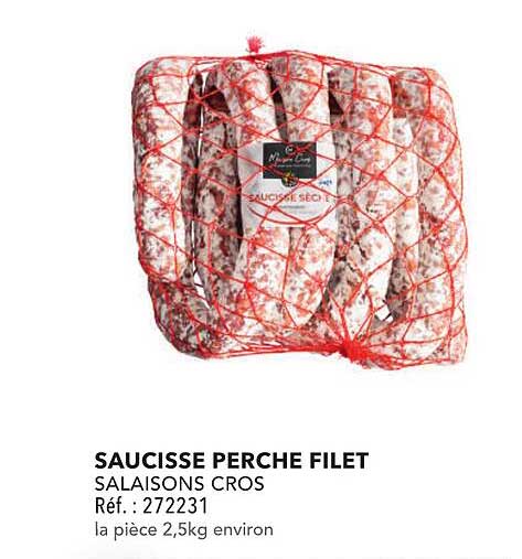 SAUCISSE PERCHE FILET