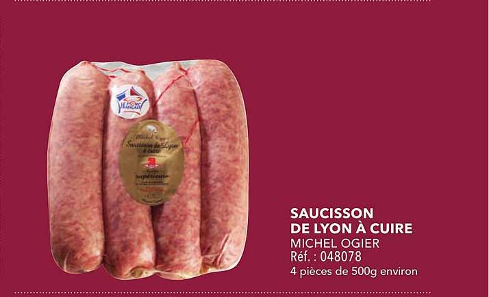 SAUCISSON DE LYON À CUIRE