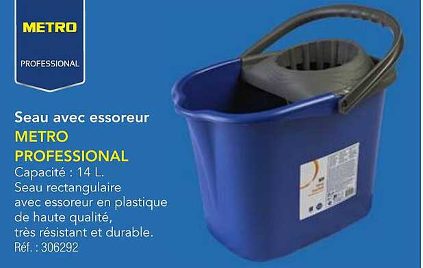 Seau avec essoreur METRO PROFESSIONAL