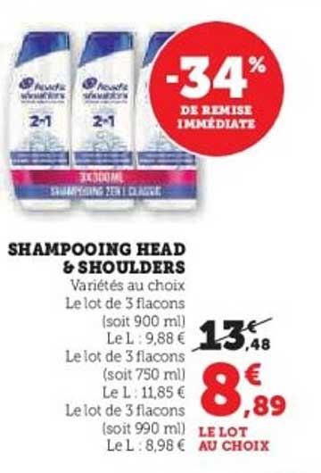SHAMPOOING HEAD & SHOULDERS