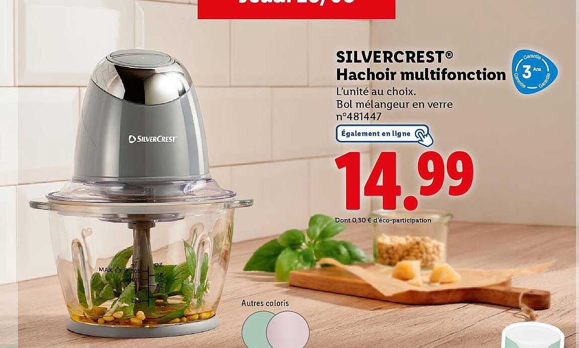 SILVERCREST® Hachoir multifonction