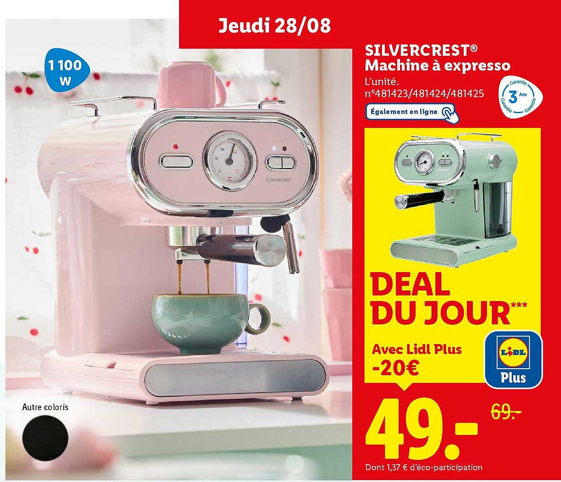 SILVERCREST® Machine à expresso