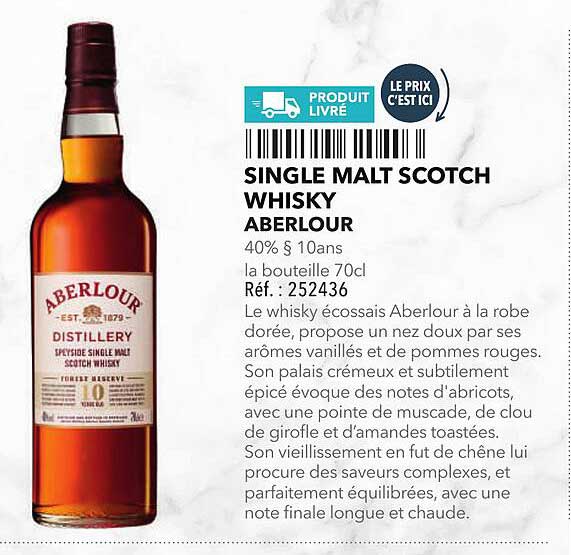 SINGLE MALT SCOTCH WHISKY ABERLOUR