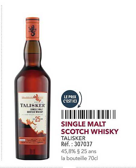 SINGLE MALT SCOTCH WHISKY TALISKER