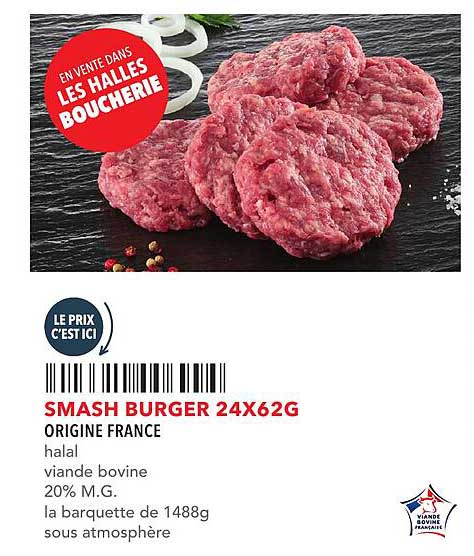 SMASH BURGER 24X62G