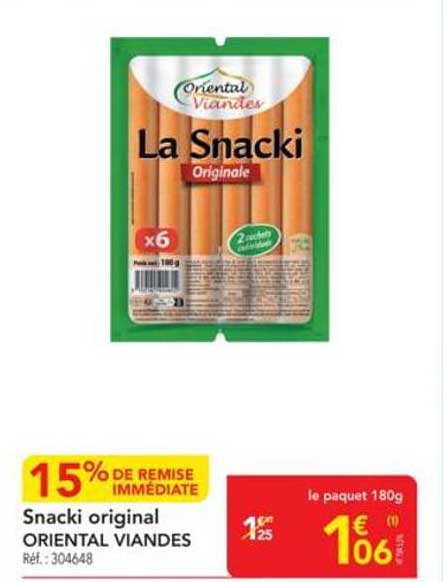 Snacki original ORIENTAL VIANDES