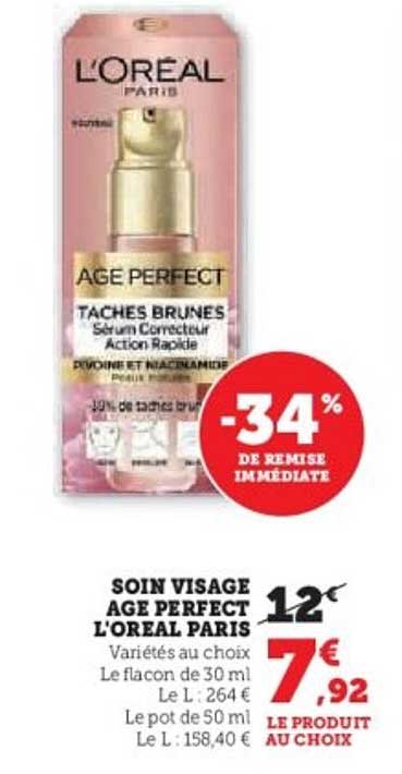 SOIN VISAGE AGE PERFECT L'OREAL PARIS