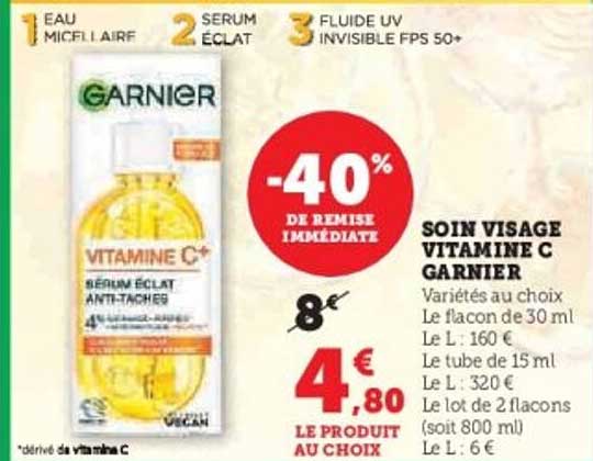 SOIN VISAGE VITAMINE C GARNIER