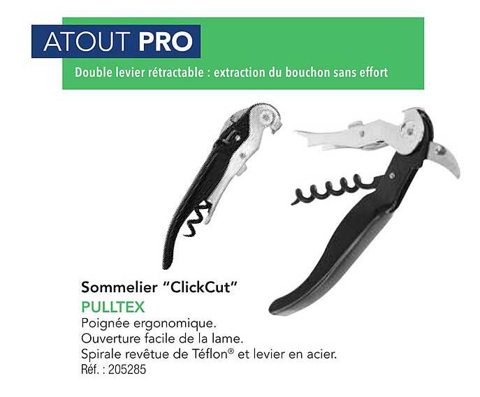 Sommelier "ClickCut" PULLTEX