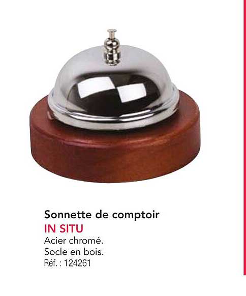 Sonnette de comptoir IN SITU