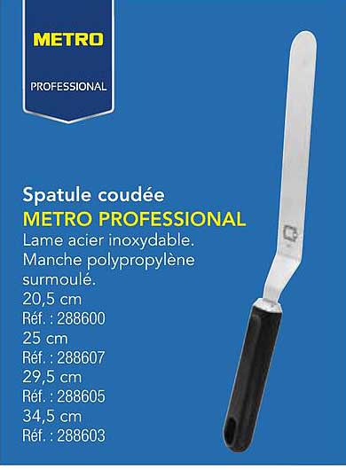 Spatule coudée METRO PROFESSIONAL