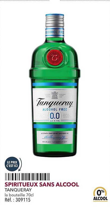 SPIRITUEUX SANS ALCOOL TANQUERAY