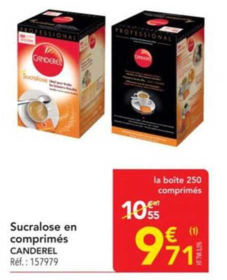 Sucralose en comprimés CANDEREL