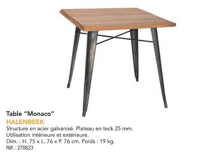 Table "Monaco"