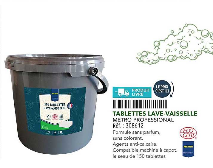 TABLETTES LAVE-VAISSELLE