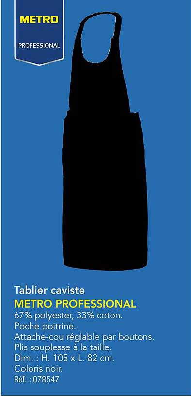 Tablier caviste METRO PROFESSIONAL