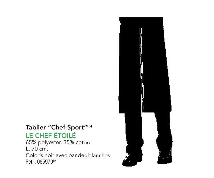 Tablier "Chef Sport"