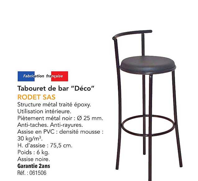 Tabouret de bar "Déco"