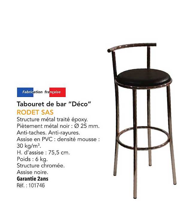 Tabouret de bar "Déco"