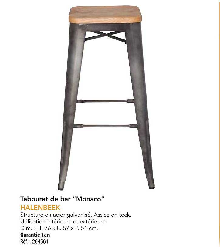 Tabouret de bar "Monaco"
