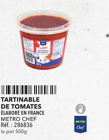 TARTINABLE DE TOMATES