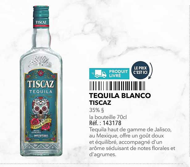 TEQUILA BLANCO TISCaz