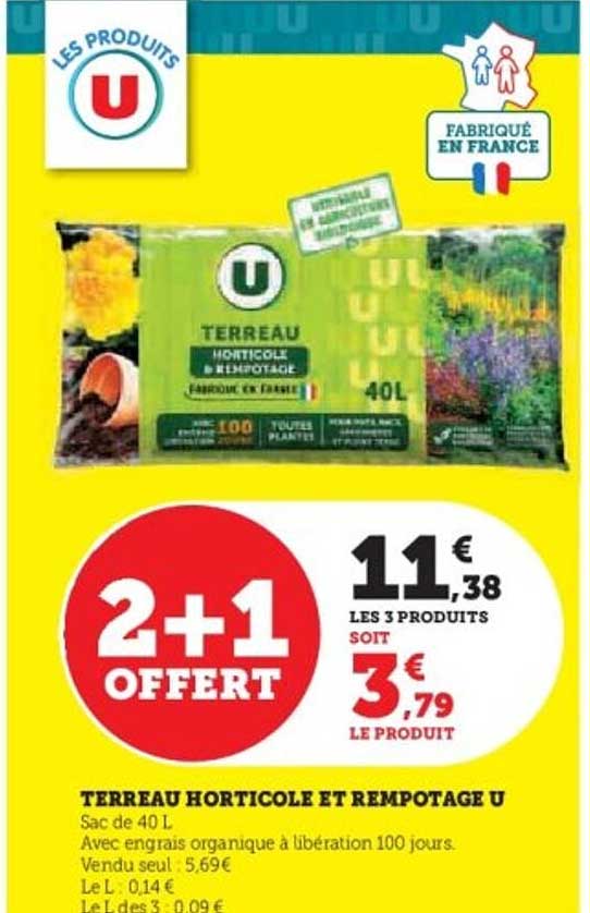 TERREAU HORTICOLE ET REMOTAGE U