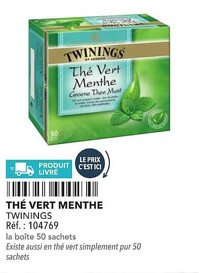 THÉ VERT MENTHE