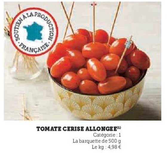 TOMATE CERISE ALLONGEE