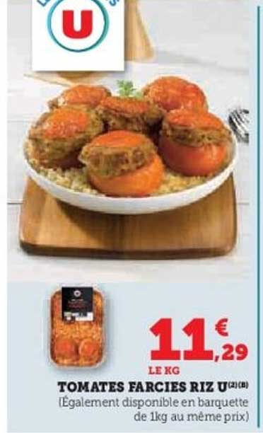 TOMATES FARCIES RIZ U