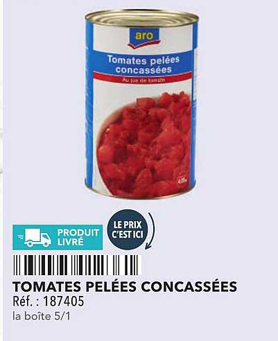 TOMATES PELÉES CONCASSÉES