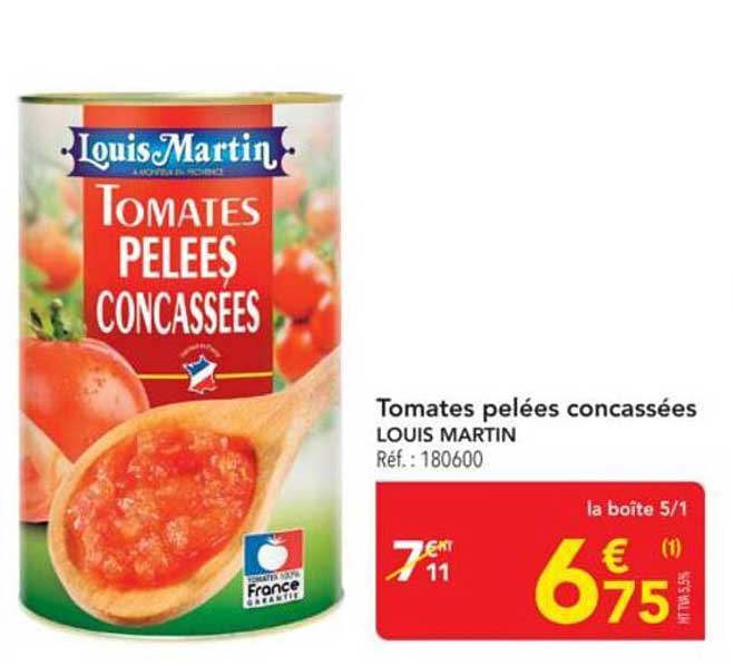 Tomates pelées concassées