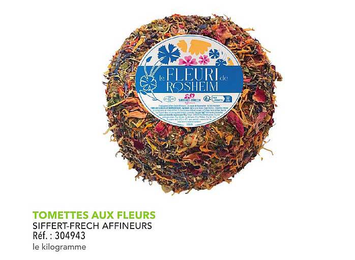 TOMETTES AUX FLEURS