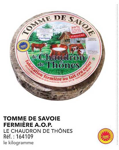 TOMME DE SAVOIE FERMIÈRE A.O.P.