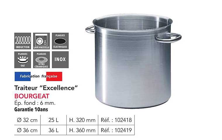 Traiteur "Excellence" BOURGEAT