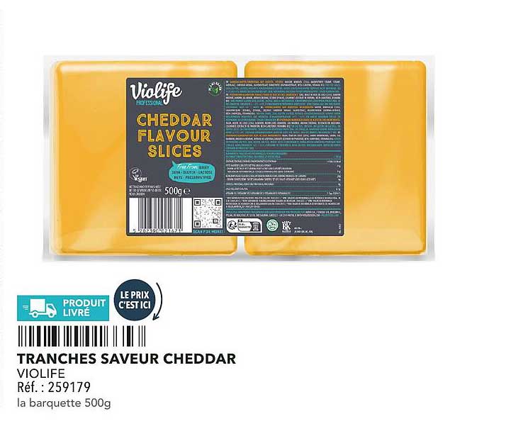 TRANCHES SAVEUR CHEDDAR
