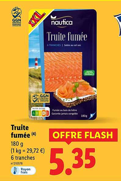 Truite fumée